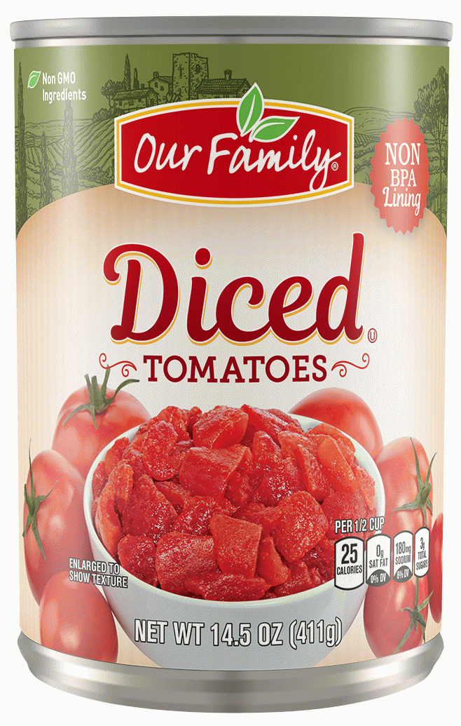 Our Family  diced tomatoes Full-Size Picture